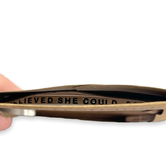 NWT MantraBand Silver She Believed She Could Cuff Bracelet OS - Picture 6 of 10